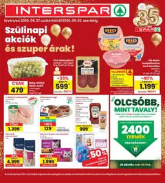 Interspar - Interspar akciós újság megtekintése, amely érvényes 2026.08.27.-től