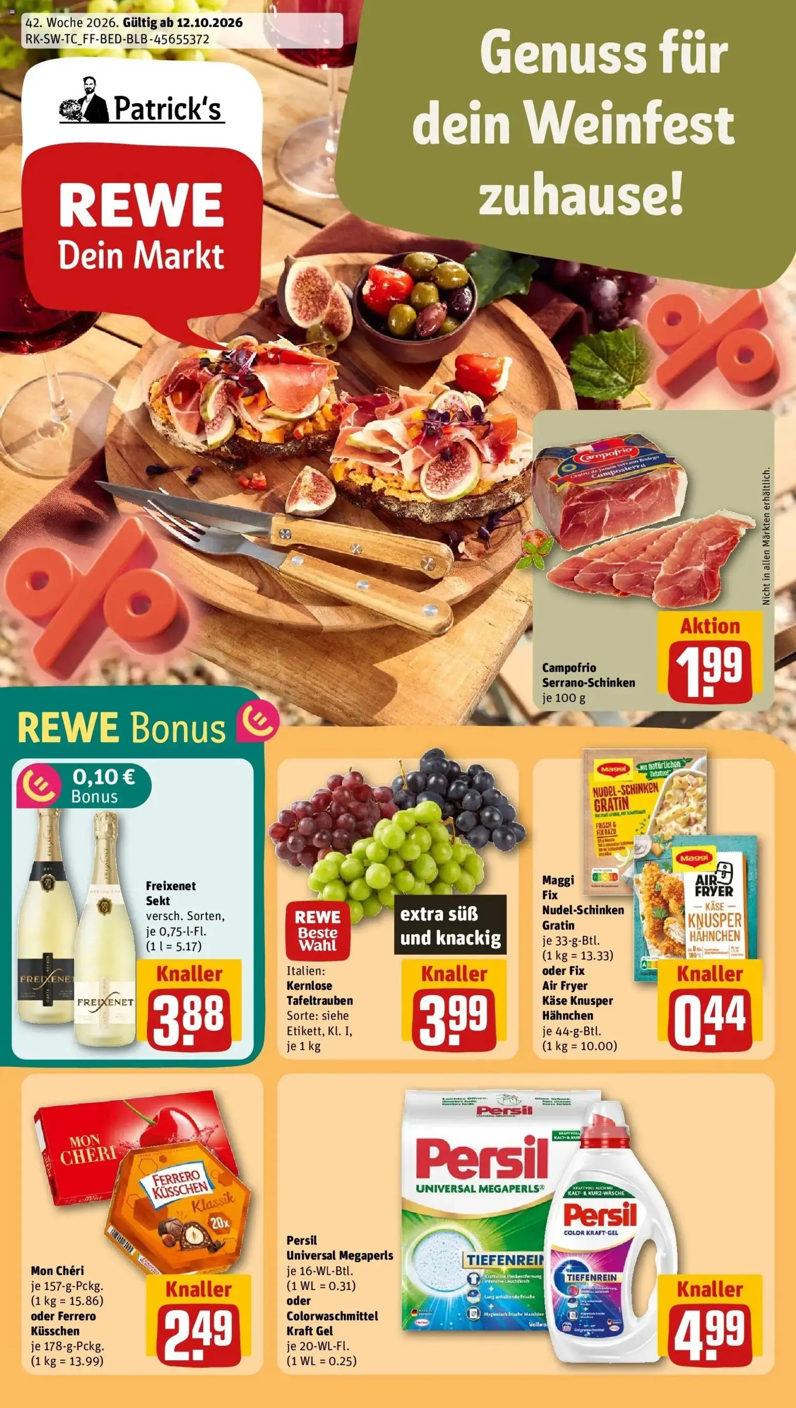 Vorschau von dem Prospekt des Geschäftes Rewe, gültig ab dem 12.10.2026