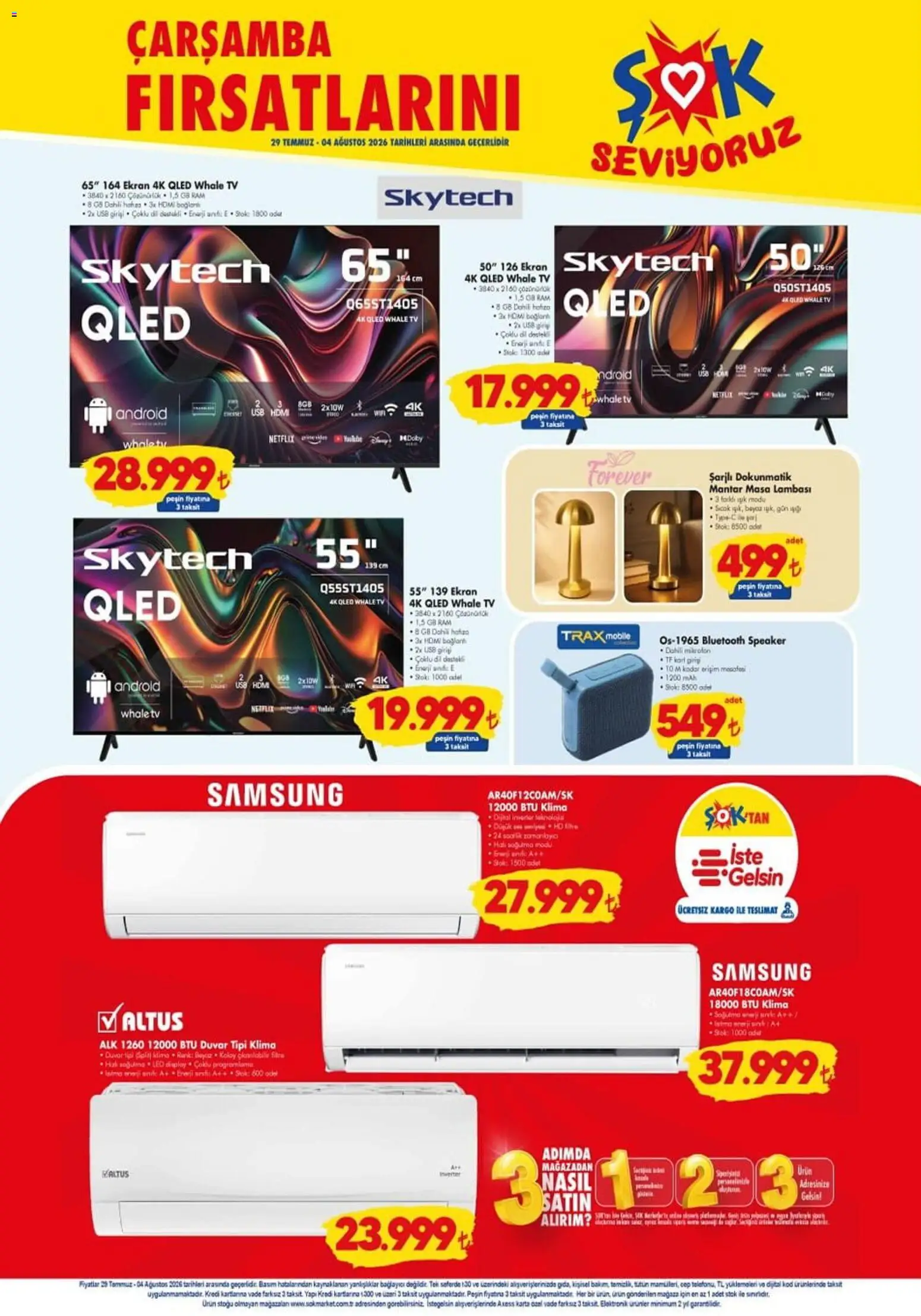 Şok Market Şok Market Katalog 29.07.2026 - Broşürünün önizlemesi