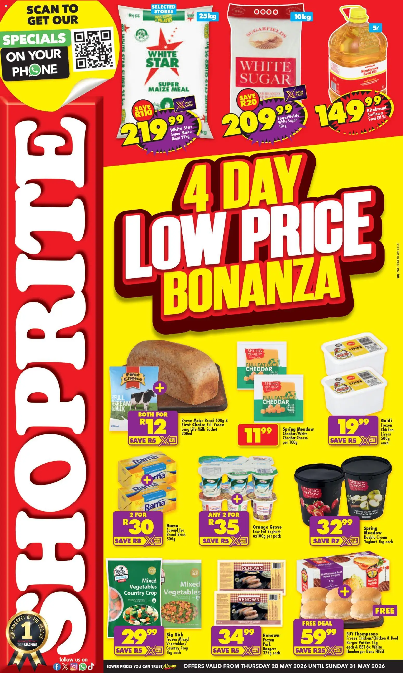 Preview of Shoprite flyer valid from 28/05/2026
