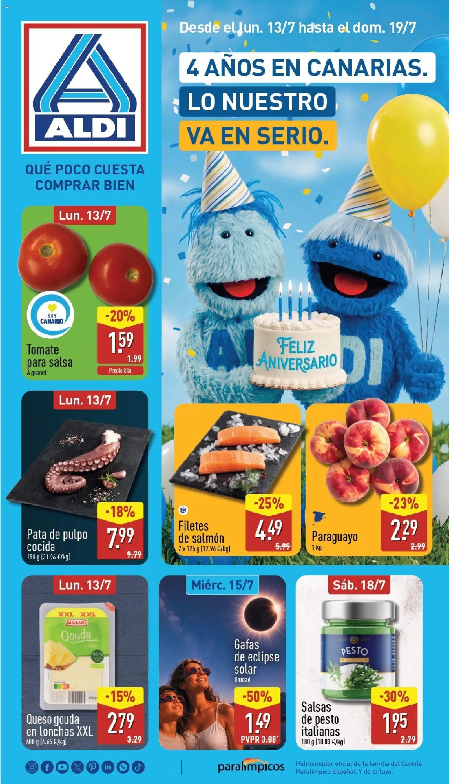 Vista previa del folleto de la tienda Aldi válido desde el 13/07/2026 
