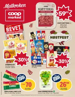Forhåndsvis Coop Marked kundeavis fra butikk Coop Marked gyldig fra 21/09/2026