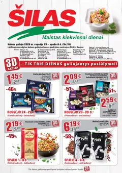Šilas parduotuvės leidinio Šilas leidinys galiojančio nuo 2026.09.23 peržiūra
