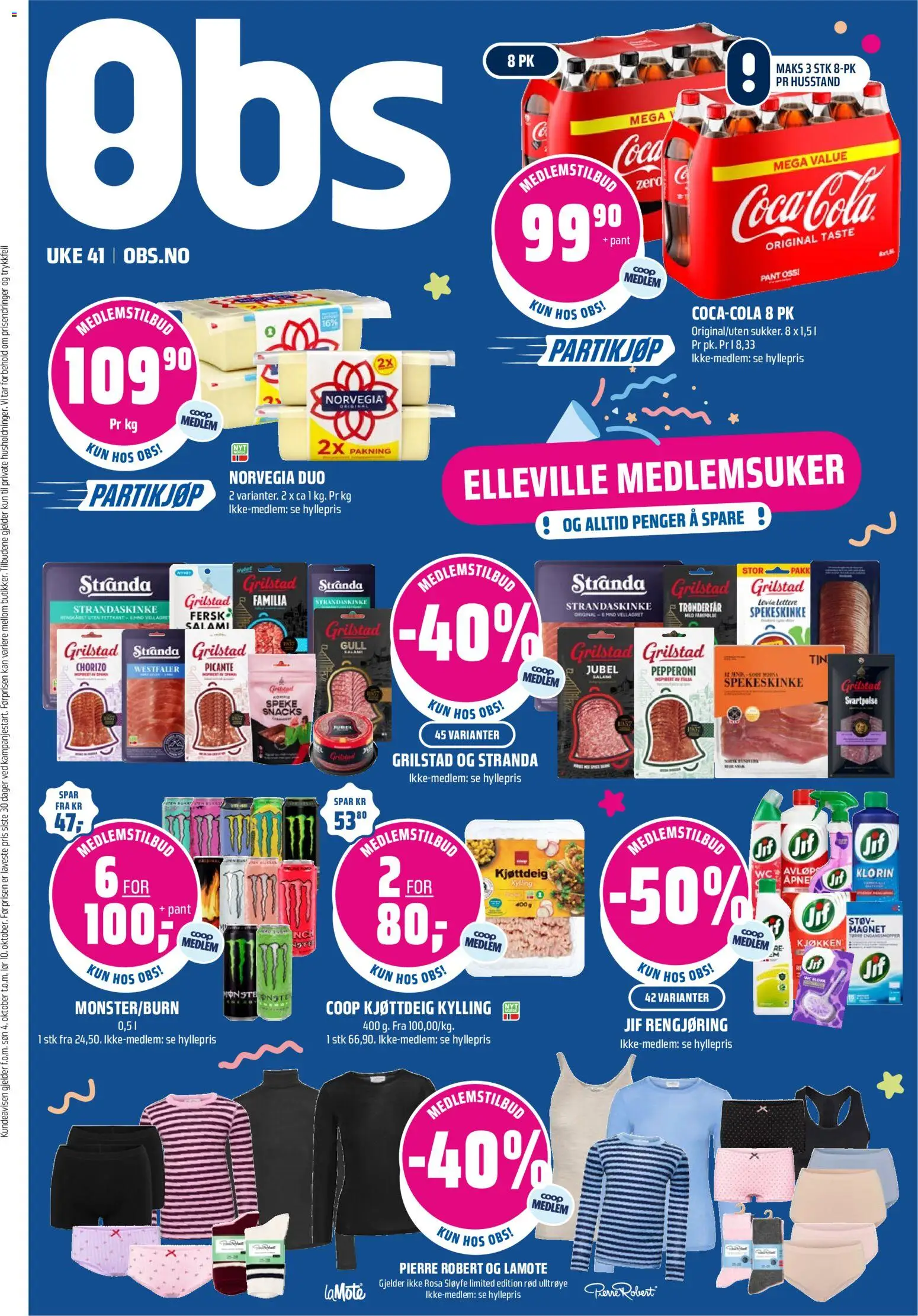 Forhåndsvis Coop Obs kundeavis fra butikk Coop Obs gyldig fra 05/10/2026