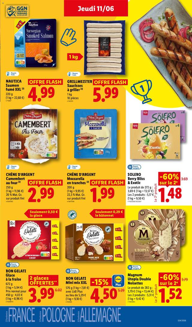 Nouveau catalogue Lidl à partir du 11/06