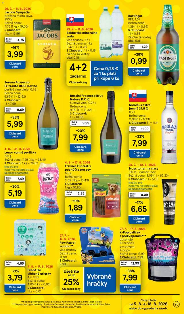 Nový Tesco leták od 05.08.
