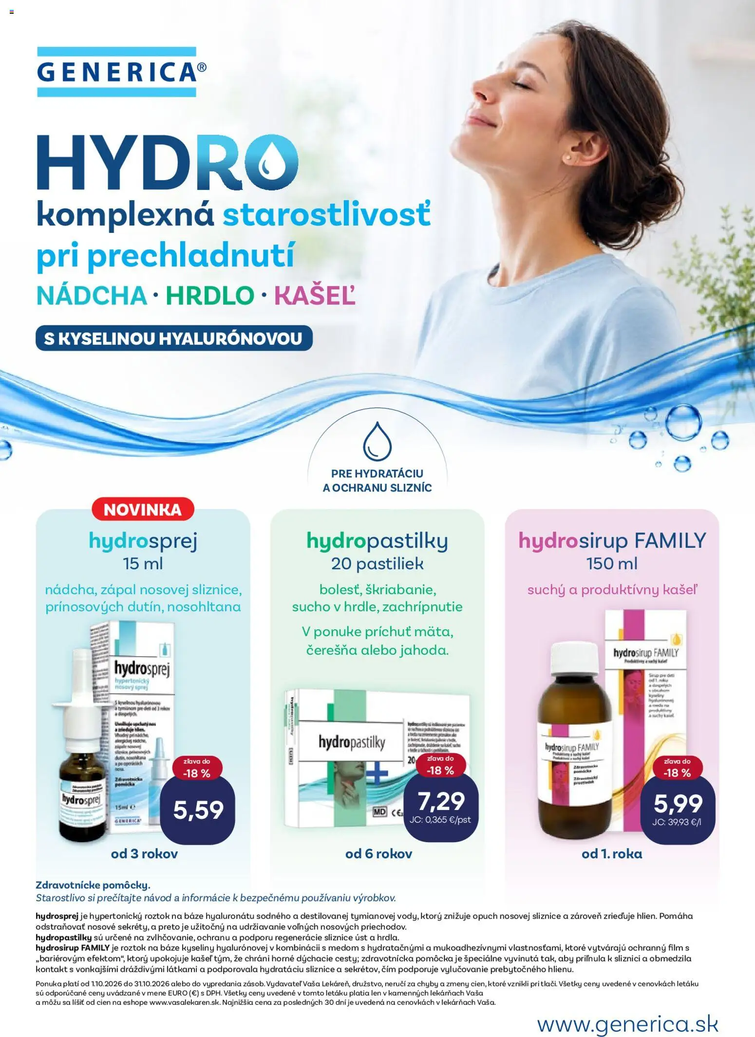 Náhľad Vaša lekáreň letáku platného od 01.10.2026