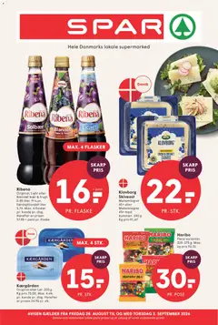 Eksempel på tilbudsavis Spar - Tilbudsavis uge 36 fra butik Spar gyldig fra 28/08/2026