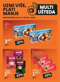Pregled letka Studenac Multi Ušteda trgovine Studenac vrijedi od 15.07.2026