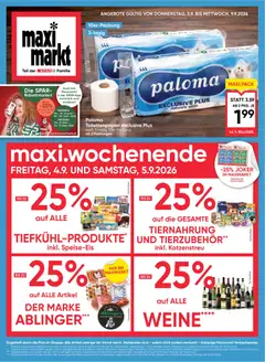 Vorschau der Angebote: Maximarkt Maximarkt Flugblatt gültig ab 03.09.2026