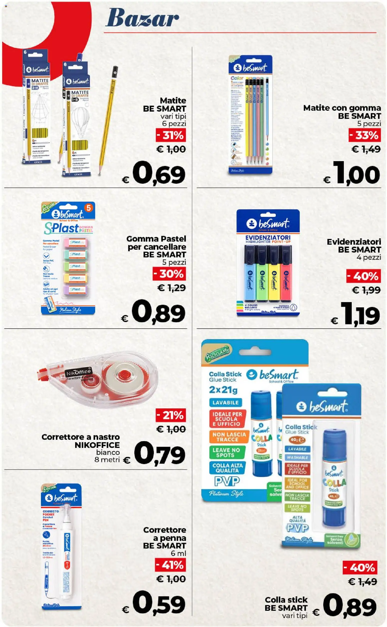 Anteprima dell'opuscolo COOP volantino Superstore Sicilia dal negozio COOP valido da 01/09/2026 - Correttore, Colla