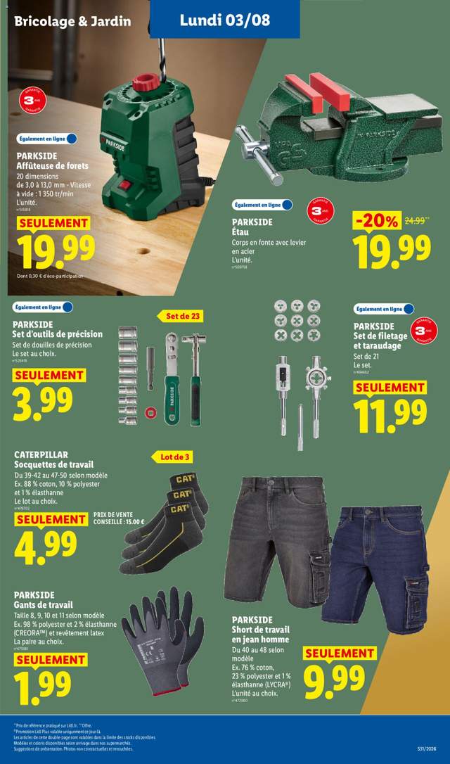 Nouveau catalogue Lidl à partir du 30/07
