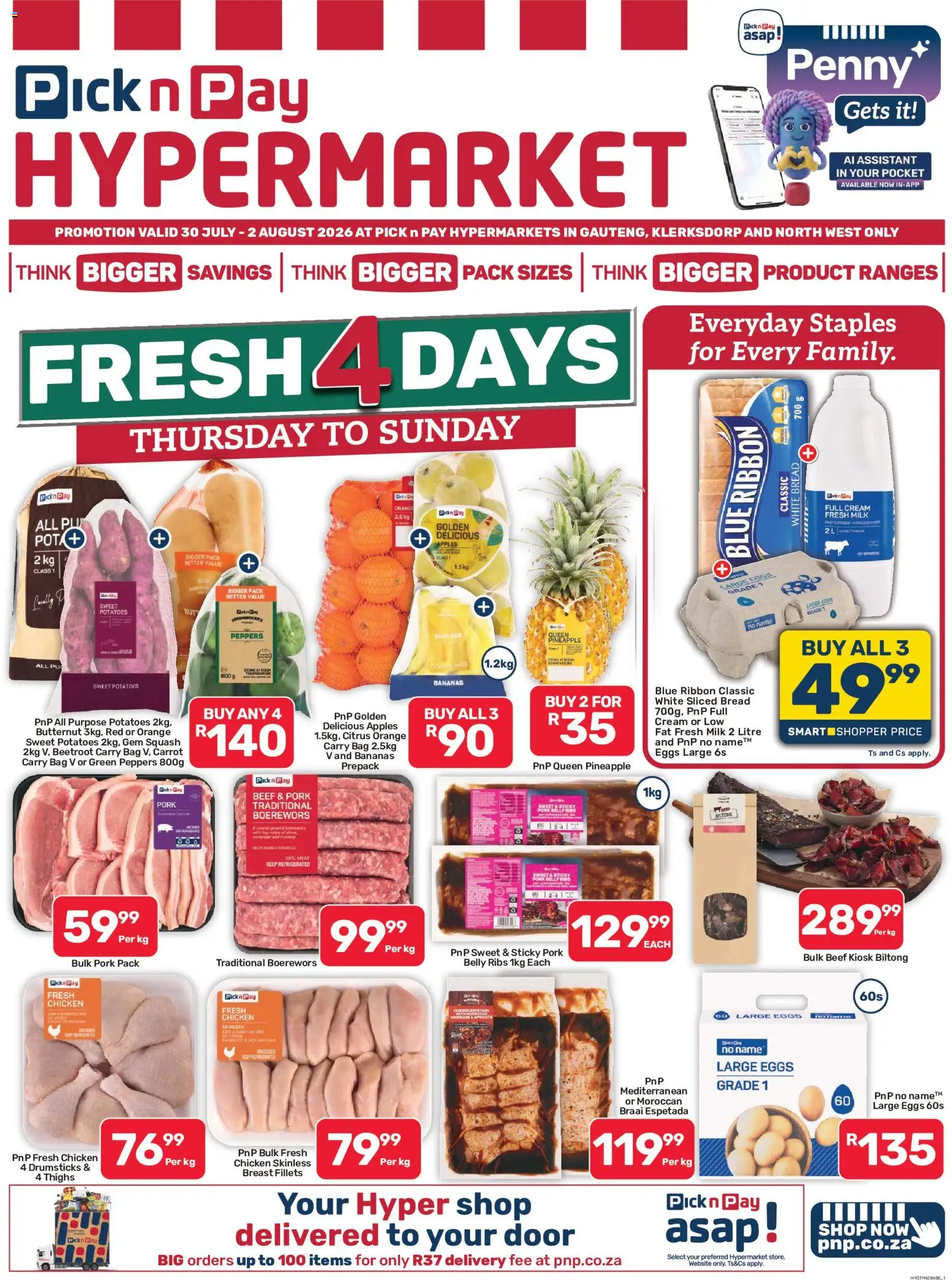 Preview of Pick n Pay flyer valid from 30/07/2026