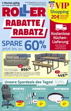 Vorschau von dem Prospekt des Geschäftes Roller, gültig ab dem 14.06.2026