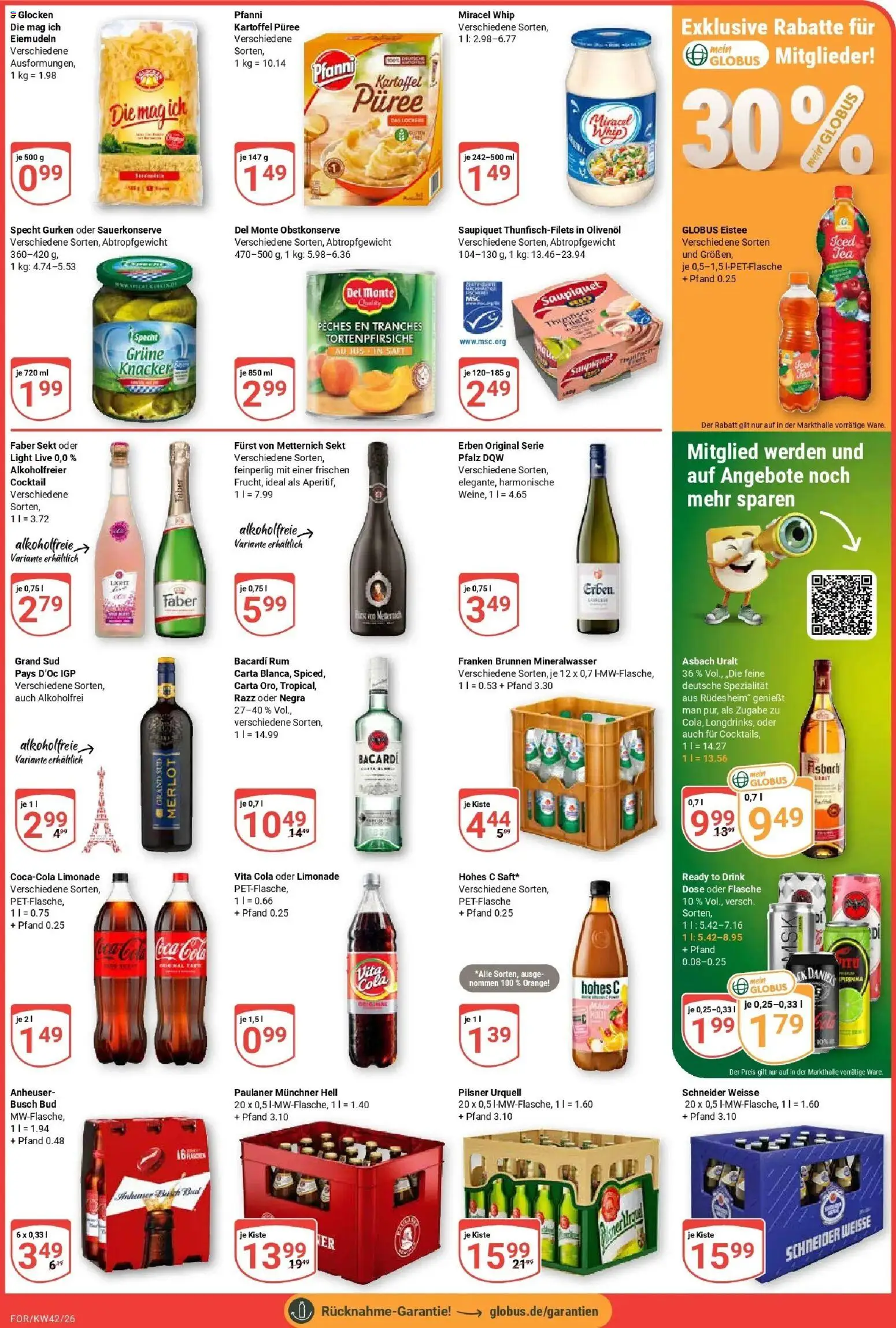 Vorschau von dem Prospekt des Geschäftes Globus, gültig ab dem 12.10.2026