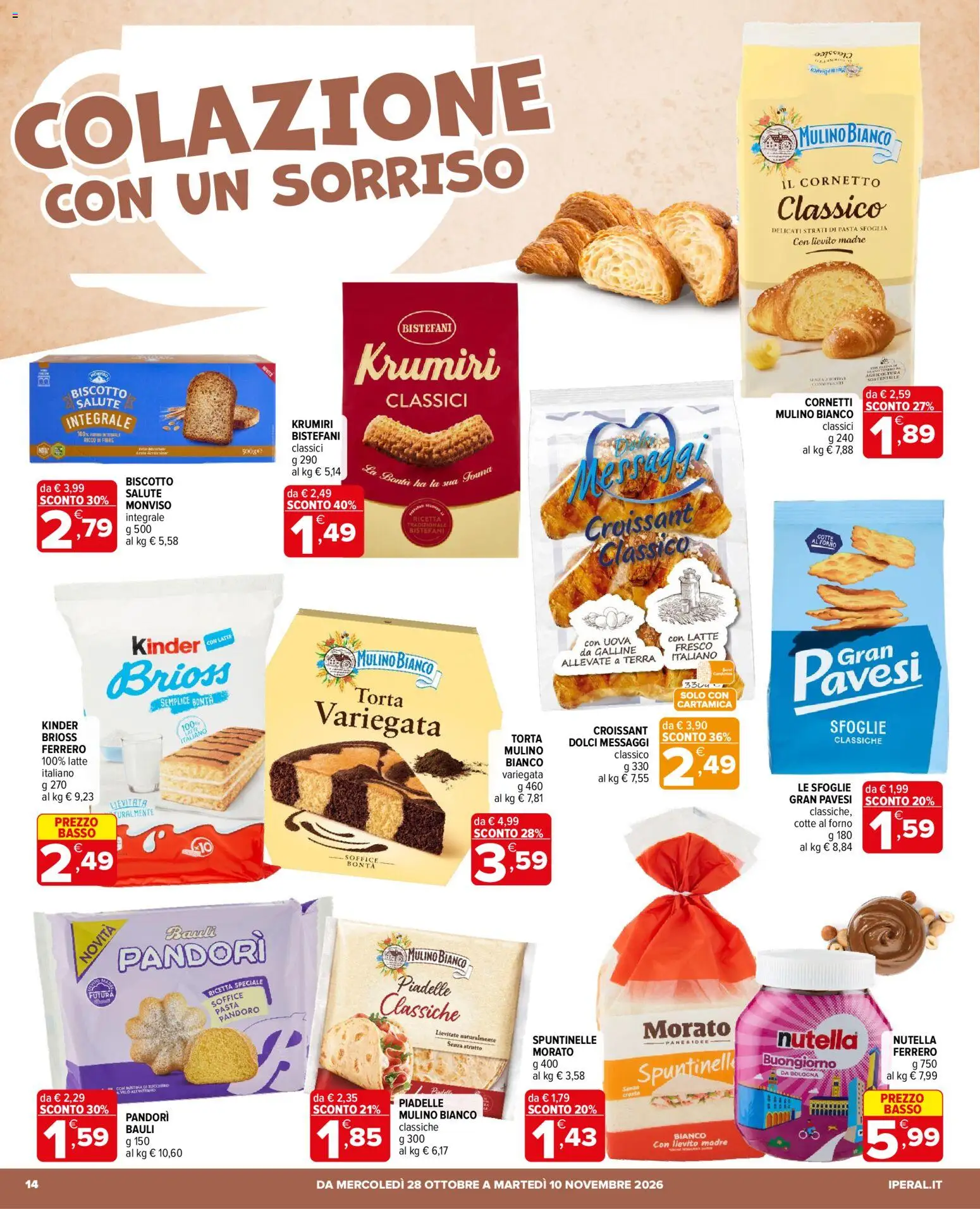 Anteprima dell'opuscolo Iperal volantino dal negozio Iperal valido da 28/10/2026