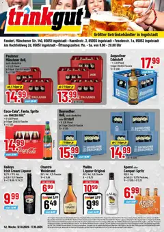 Vorschau von dem Prospekt des Geschäftes Trinkgut, gültig ab dem 12.10.2026