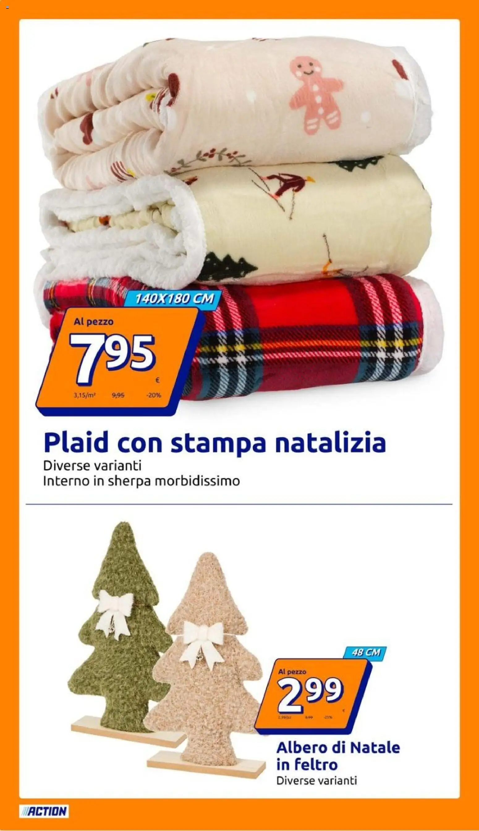 Anteprima dell'opuscolo Action volantino dal negozio Action valido da 28/10/2026 - Stampa, Albero di natale, Plaid