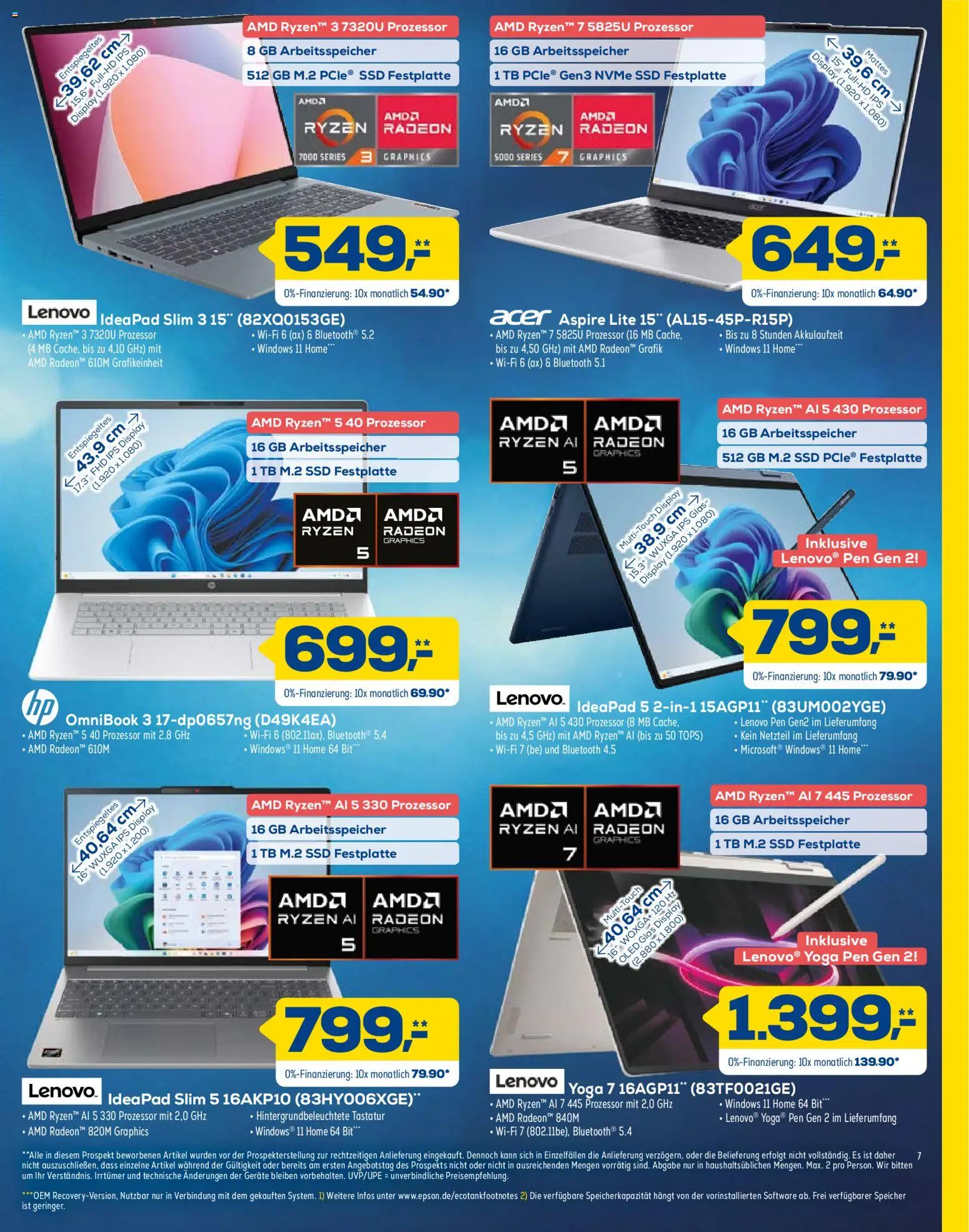 Vorschau von dem Prospekt des Geschäftes Euronics, gültig ab dem 24.10.2026 - Lenovo, Tastatur, Netzteil
