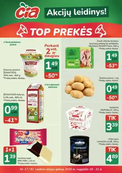 ČIA MARKET parduotuvės leidinio ČIA MARKET leidinys galiojančio nuo 2026.08.18 peržiūra