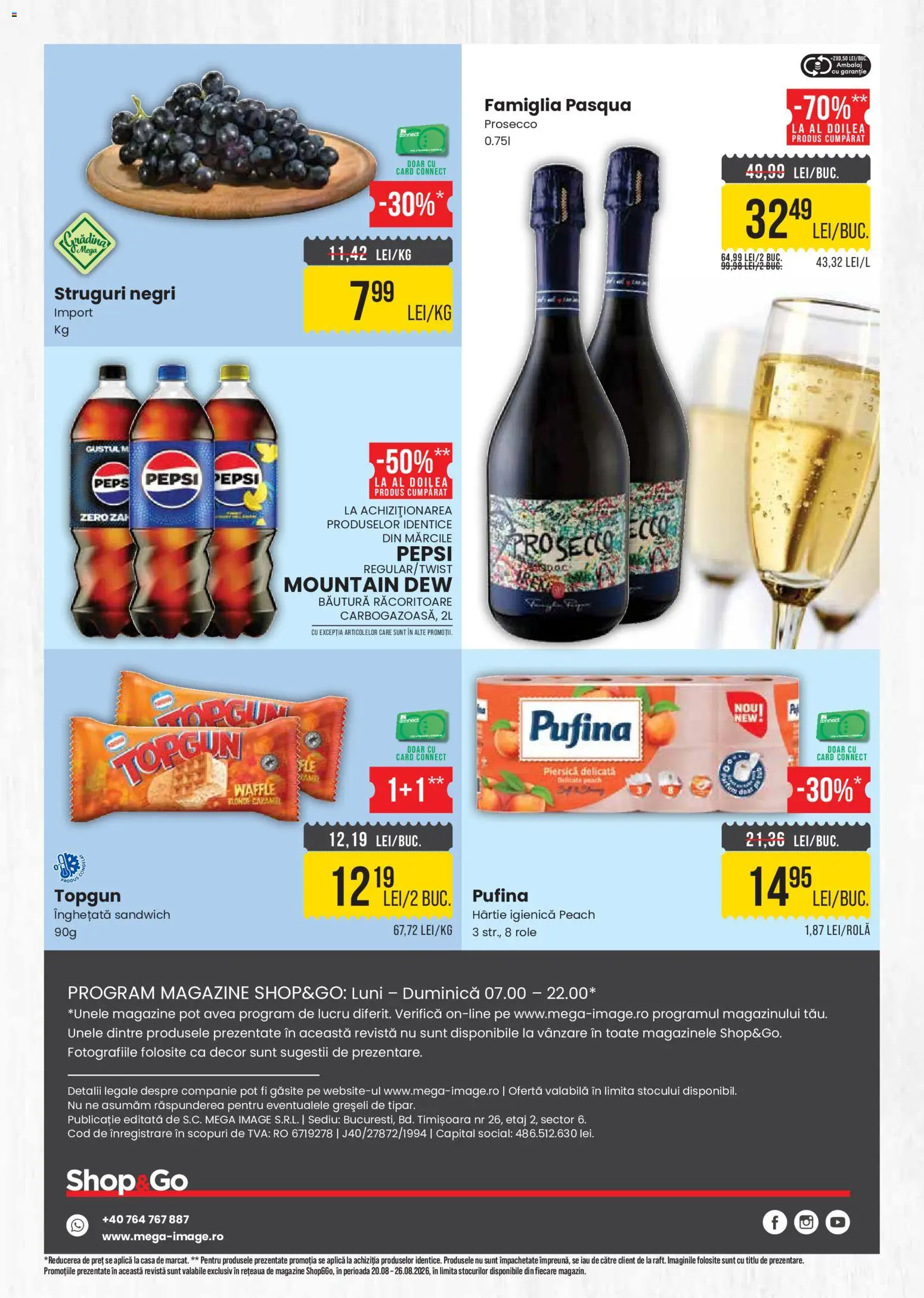 Previzualizarea de cataloage: Mega Image Mega Image Catalog Shop&Go valabil de la 20.08.2026