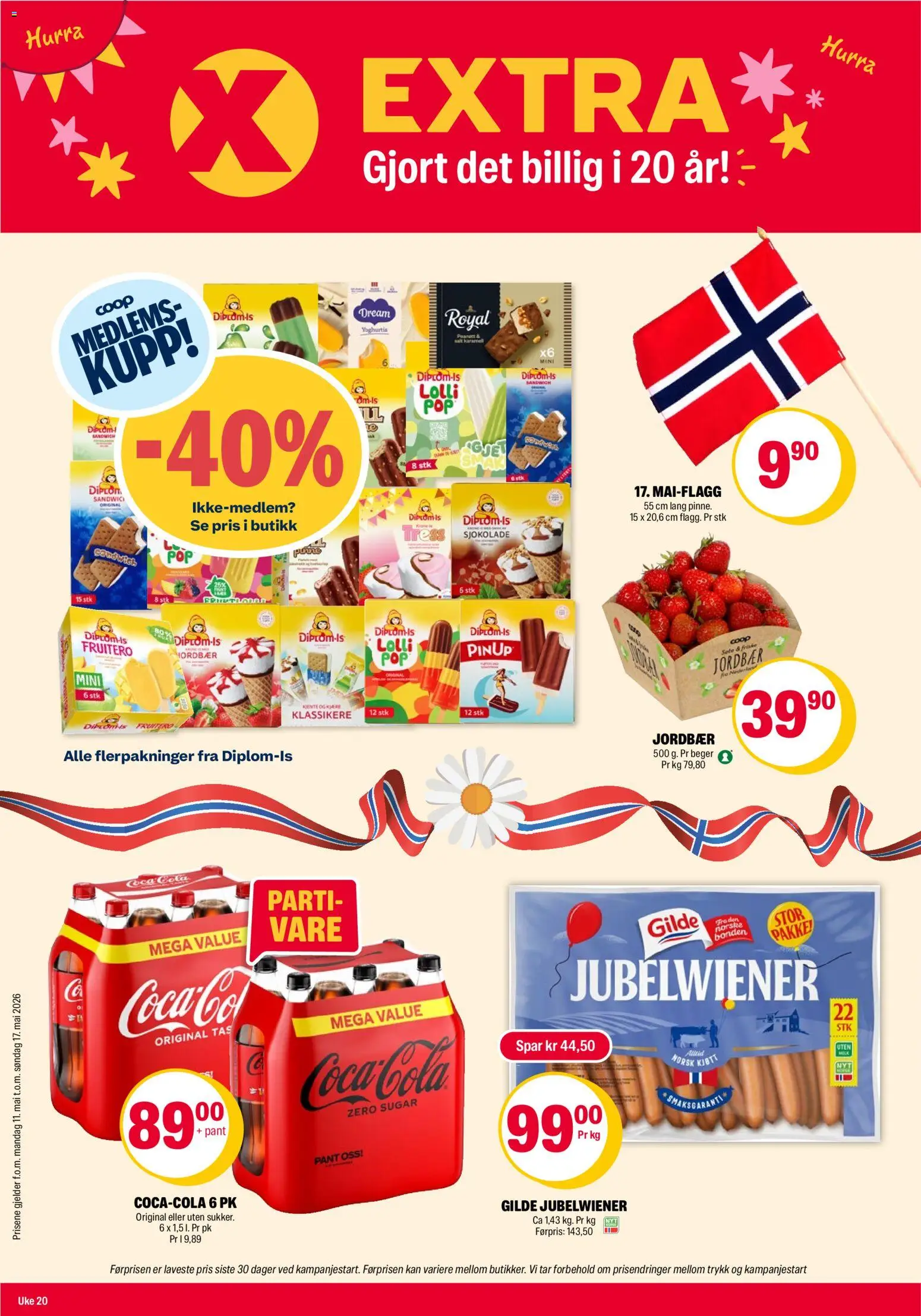 Forhåndsvis Coop Extra kundeavis fra butikk Coop Extra gyldig fra 11/05/2026