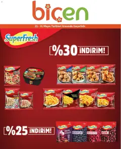 Biçen Market Biçen Market İndirim SuperFresh 21.05.2026 - Broşürünün önizlemesi
