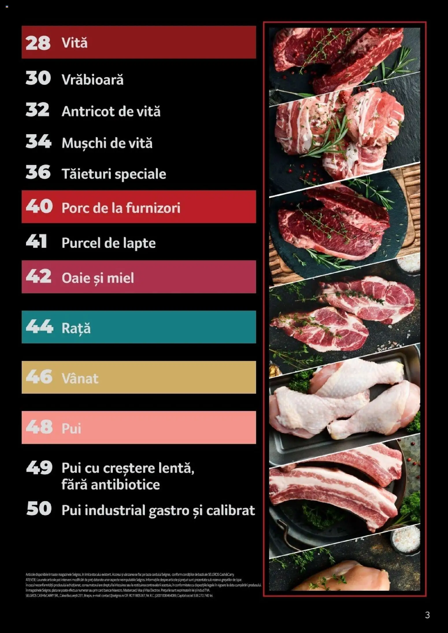Previzualizarea de cataloage: Selgros Selgros Catalog Carne valabil de la 25.03.2026