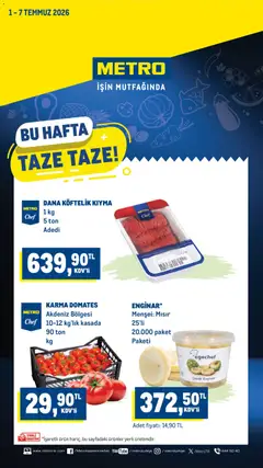 Metro Metro Katalog 01.07.2026 - Broşürünün önizlemesi