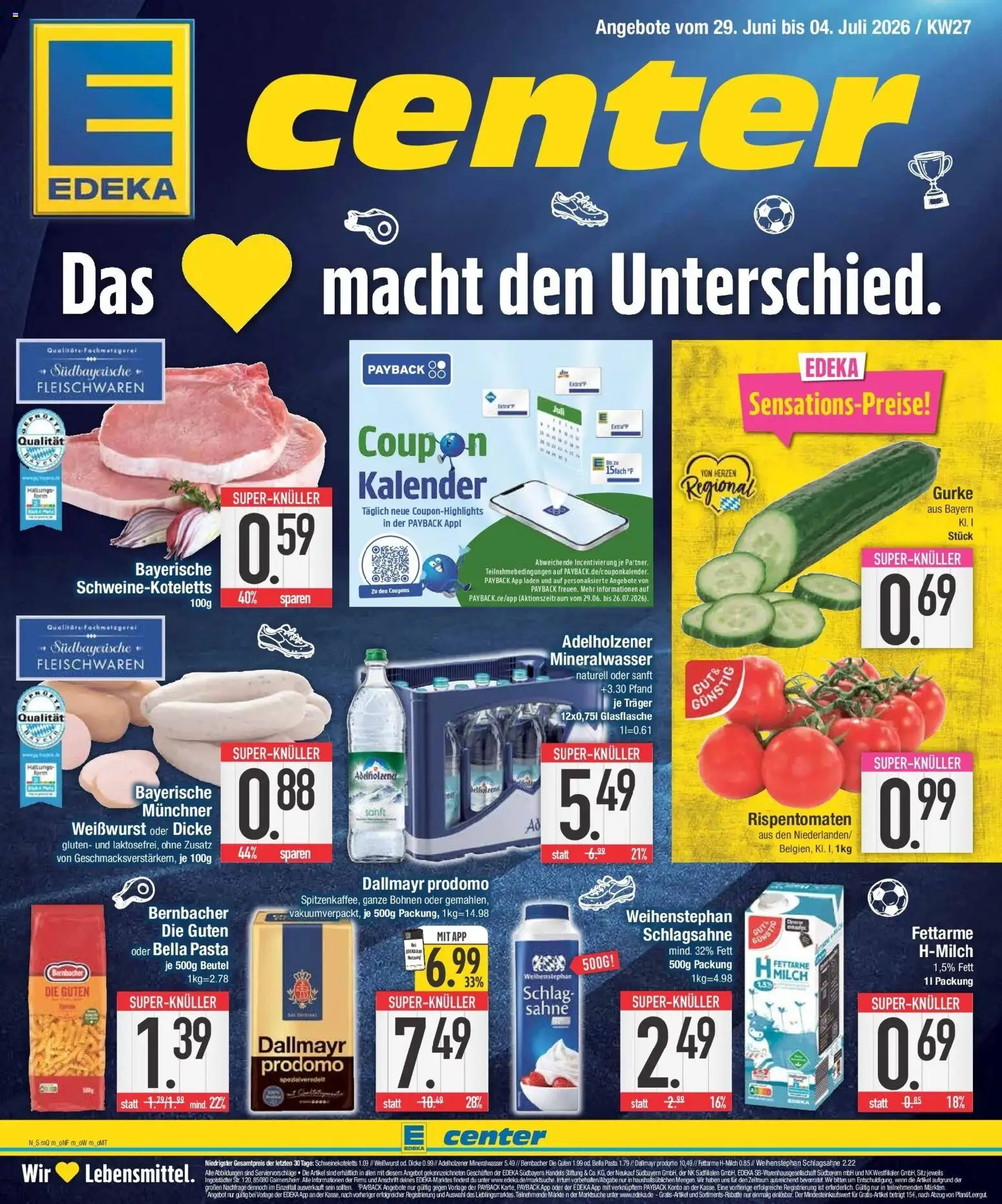 Vorschau von dem Prospekt des Geschäftes E center, gültig ab dem 29.06.2026