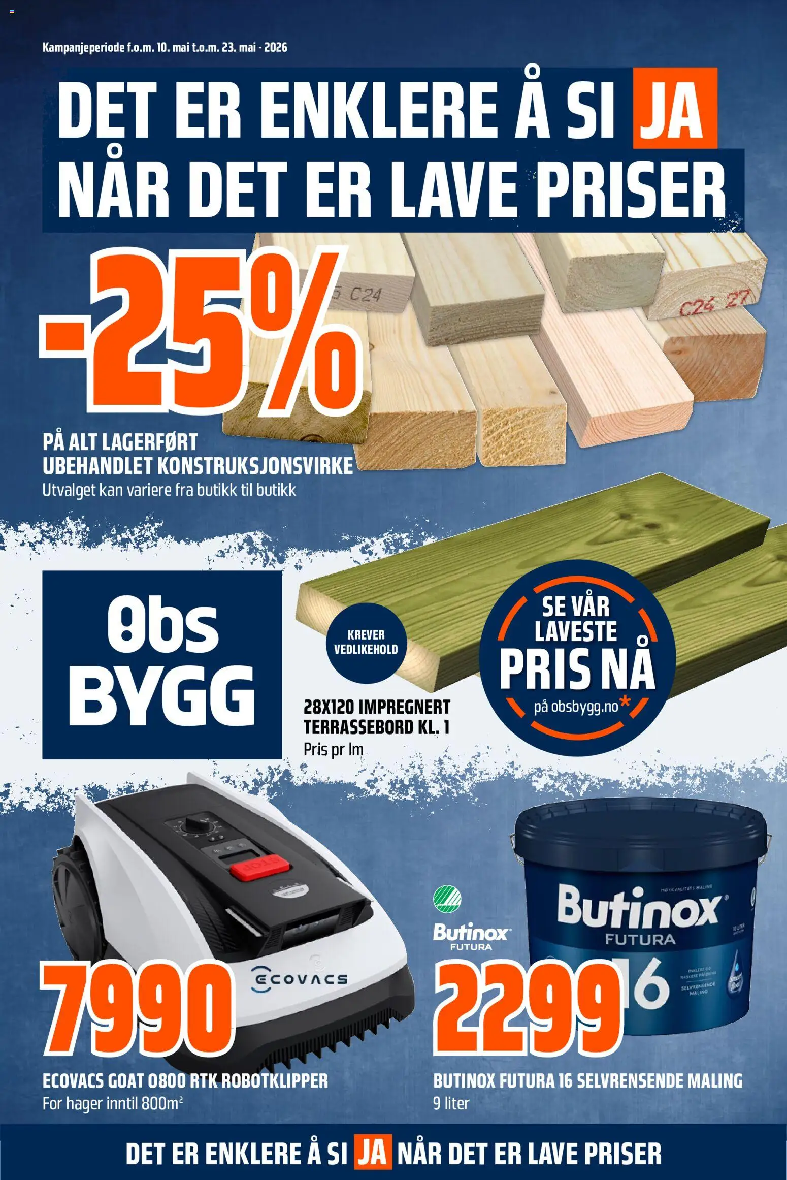 Forhåndsvis Kundeavis fra butikk Obs Bygg gyldig fra 10/05/2026