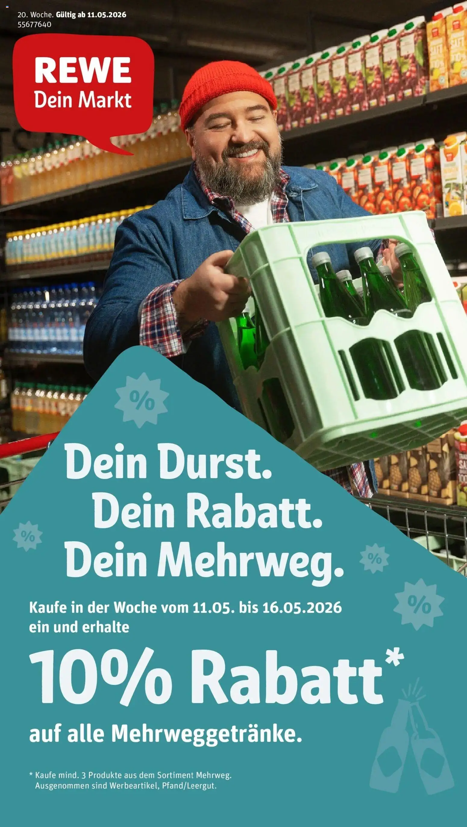 Vorschau von dem Prospekt des Geschäftes Rewe, gültig ab dem 10.05.2026