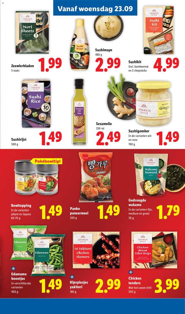 Nieuwe Lidl folder vanaf 21-09