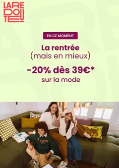 Prévisualisation de Catalogue La Redoute Été du magasin La Redoute formulaire valide 29/07/2026