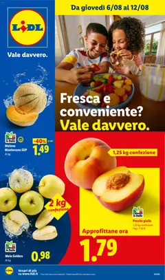 Anteprima dell'opuscolo Lidl volantino Fresca e conveniente dal negozio Lidl valido da 06/08/2026