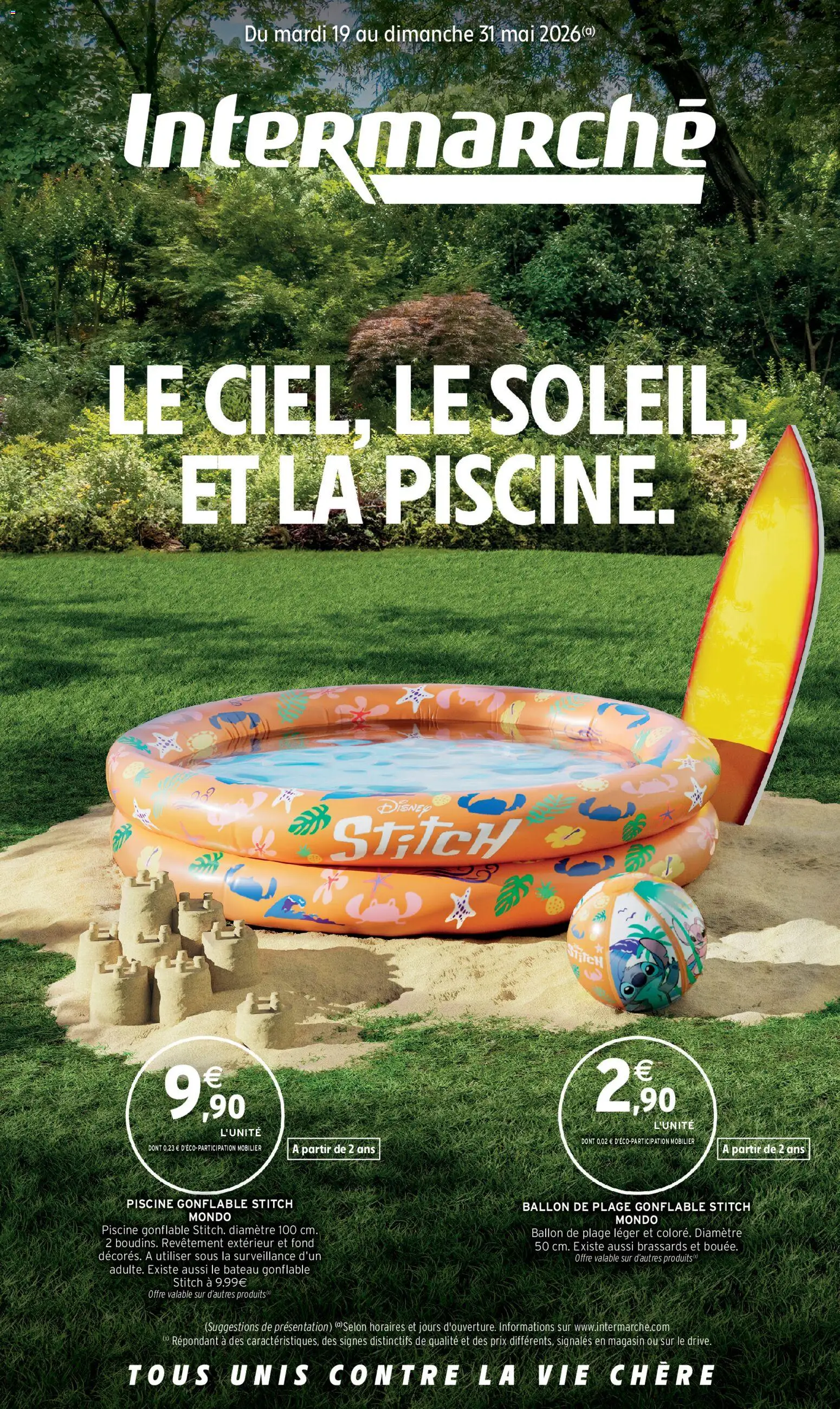 Prévisualisation de Intermarché - Le ciel, le soleil, la piscine du magasin Intermarché formulaire valide 19/05/2026