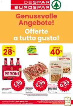 Anteprima dell'opuscolo Eurospar volantino Ora dal negozio Eurospar valido da 06/08/2026