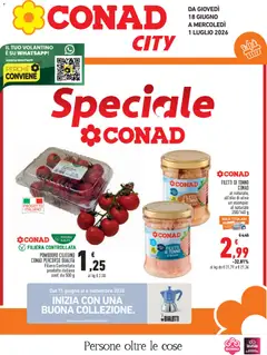 Anteprima dell'opuscolo Conad volantino City Piemonte dal negozio Conad valido da 18/06/2026