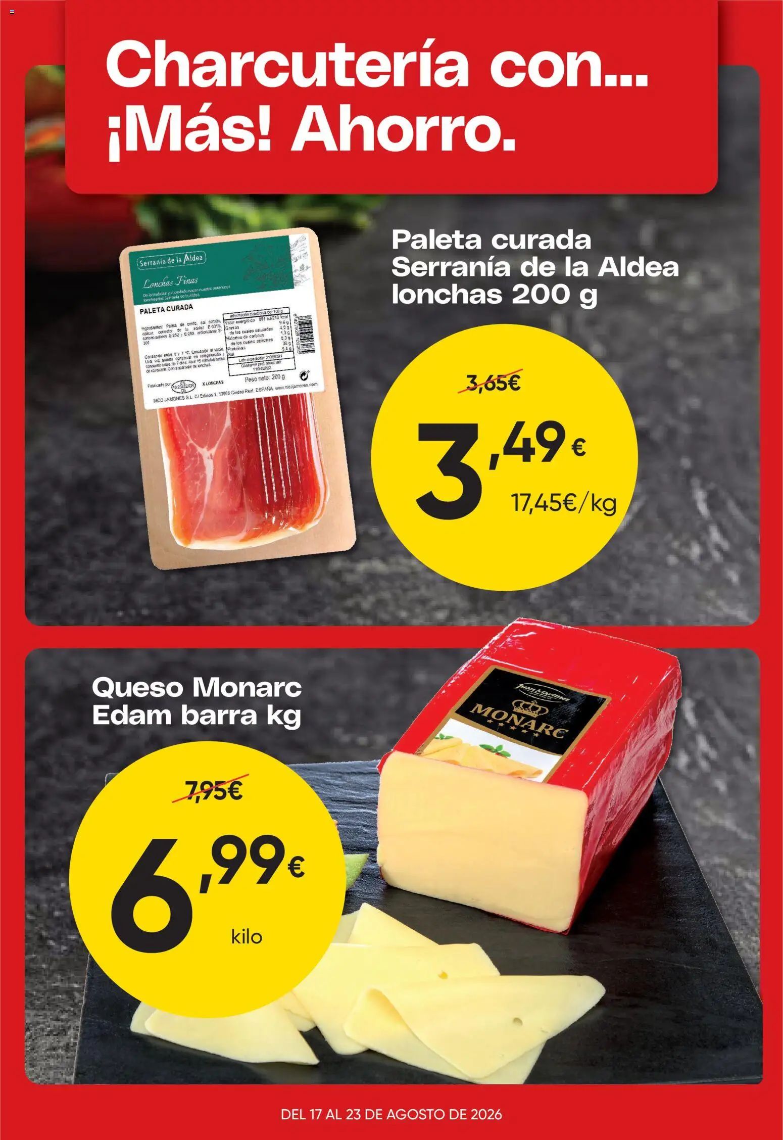 Vista previa del folleto de la tienda Froiz válido desde el 17/08/2026 