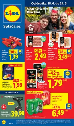 Predogled kataloga iz trgovine Lidl veljaven od 18.06.2026