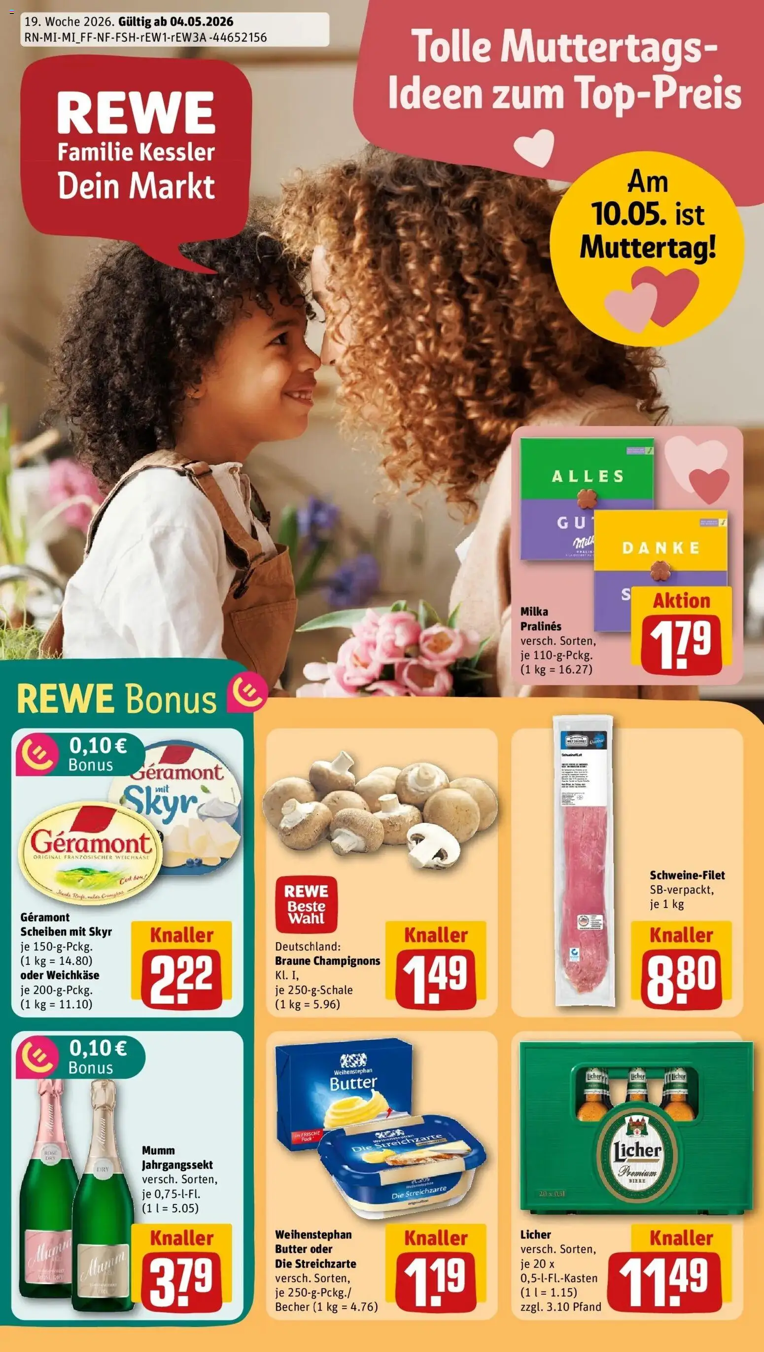 Vorschau von dem Prospekt des Geschäftes Rewe, gültig ab dem 04.05.2026
