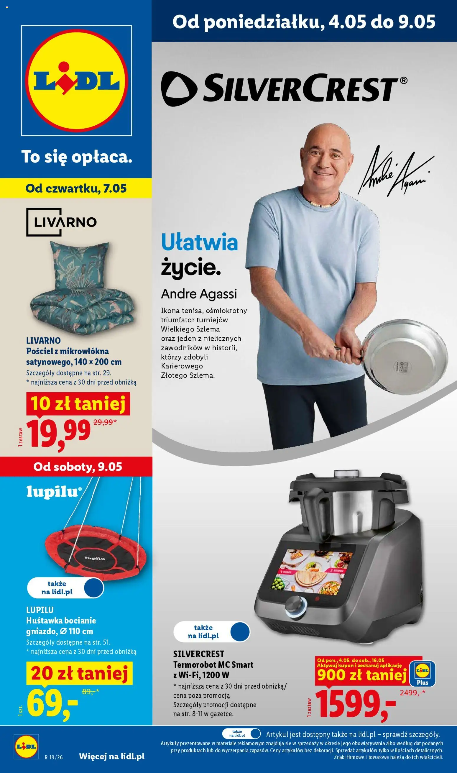 Pogląd gazetki "Lidl Katalog" ze sklepu Lidl ważnej od 04.05.2026 - Pościel, Huśtawka