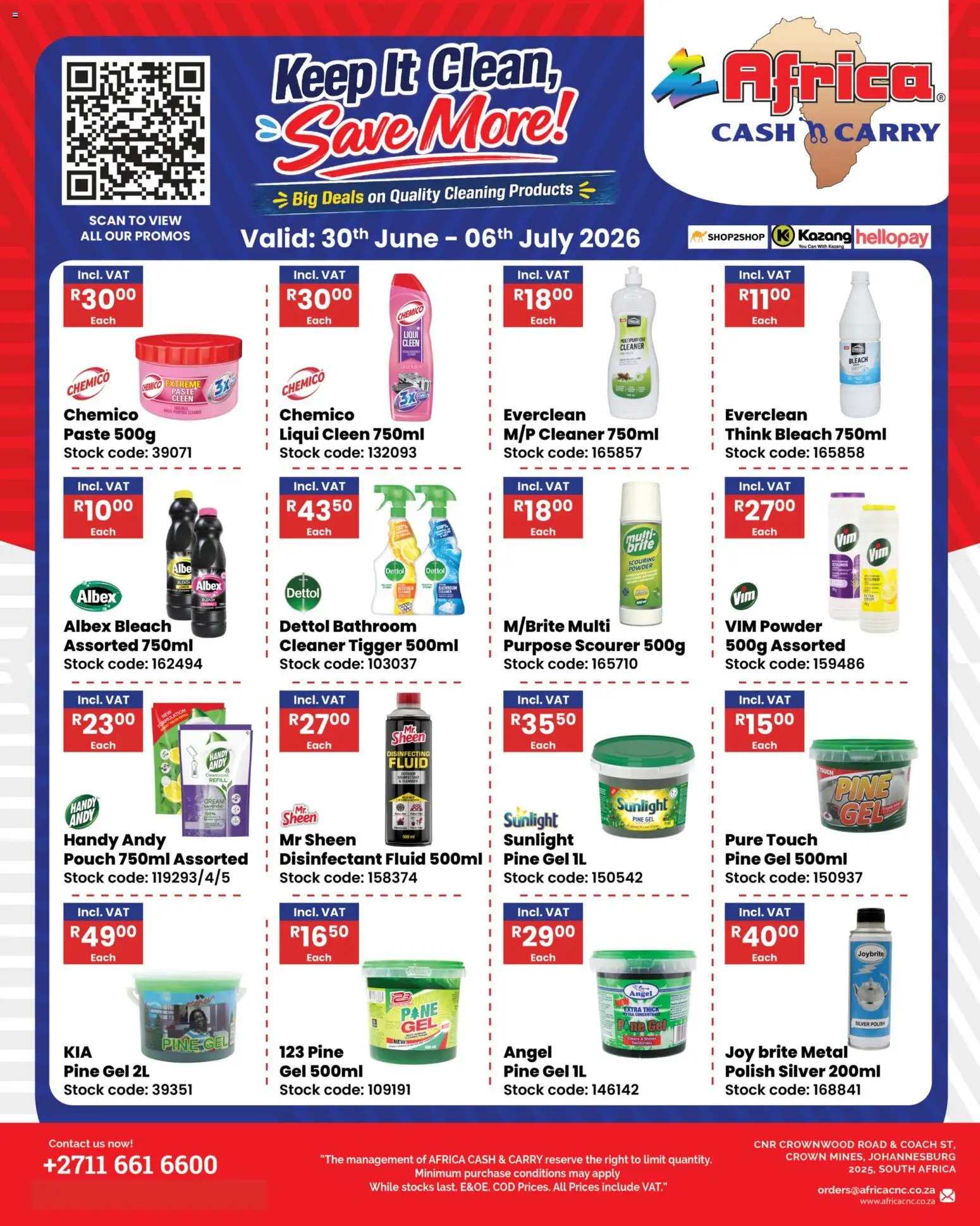 Preview of Africa Cash & Carry flyer valid from 30/06/2026