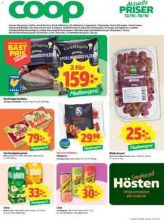 Förhandsgranska reklamblad Coop erbjudanden från butik Coop gäller från 12/10/2026