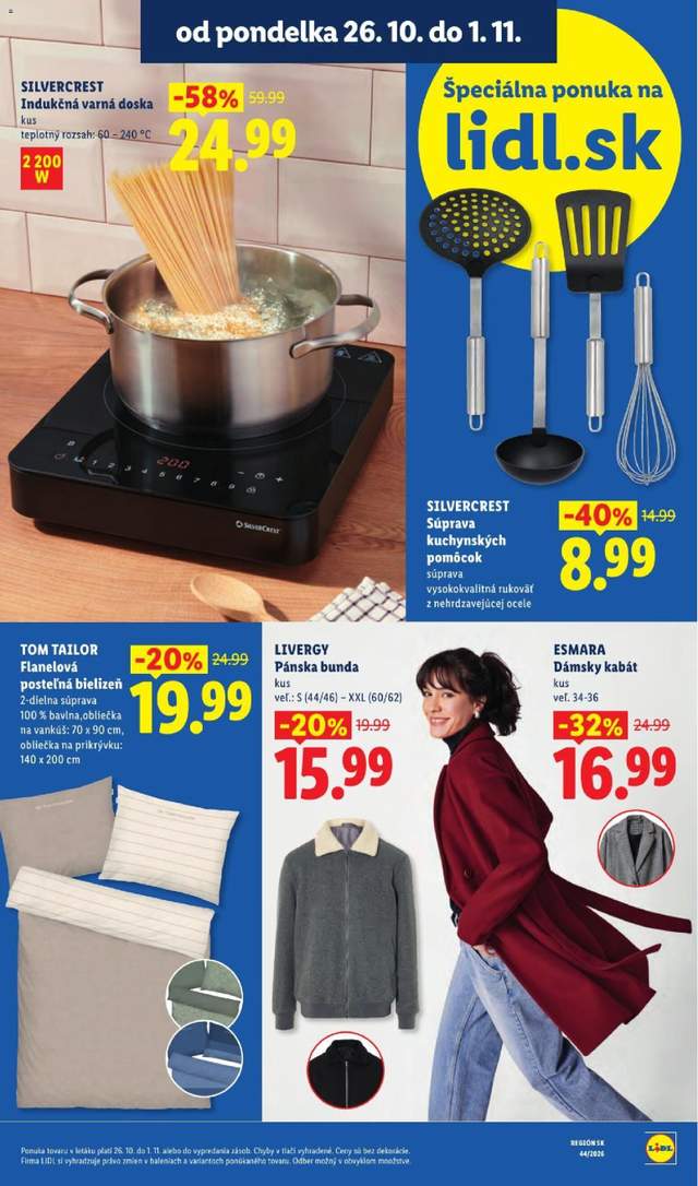 Nový Lidl leták od 26.10.