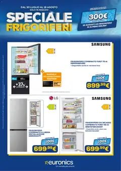 Anteprima dell'opuscolo Euronics volantino Frigoriferi dal negozio Euronics valido da 30/07/2026