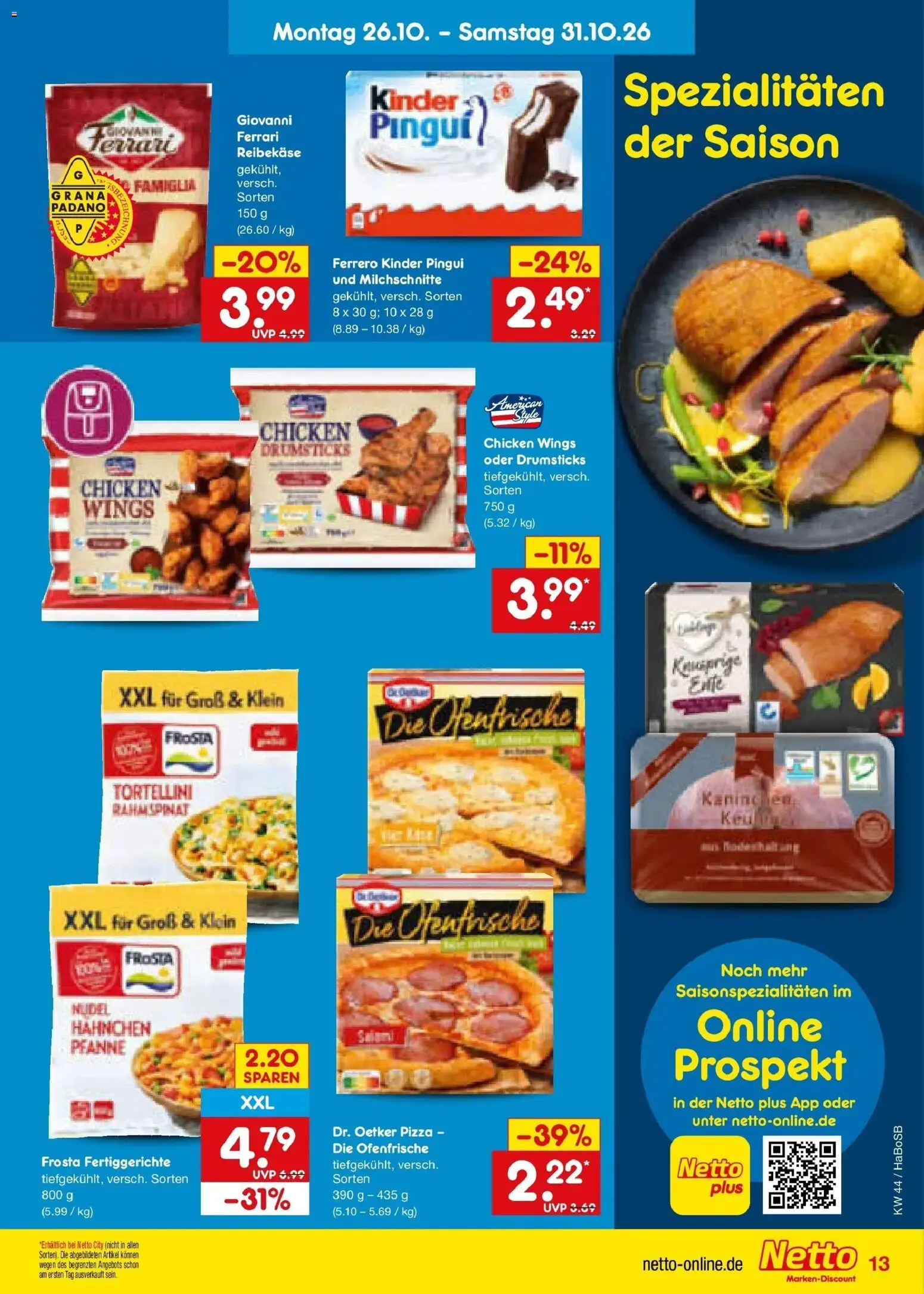 Vorschau von dem Prospekt des Geschäftes Netto Marken-Discount, gültig ab dem 26.10.2026