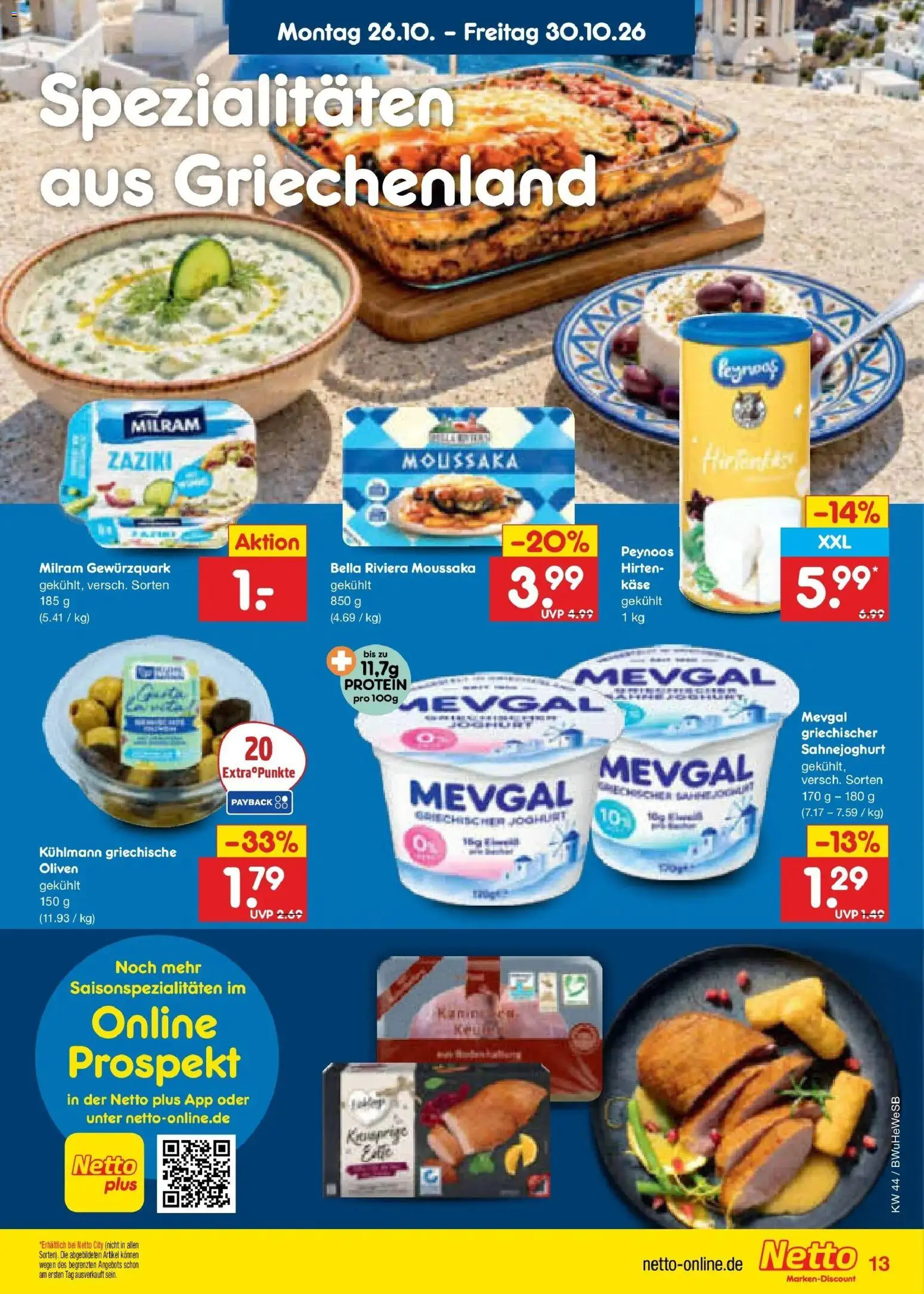 Vorschau von dem Prospekt des Geschäftes Netto Marken-Discount, gültig ab dem 26.10.2026