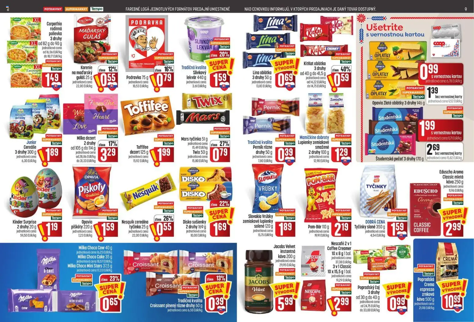 Náhľad COOP Jednota letáku platného od 15.10.2026