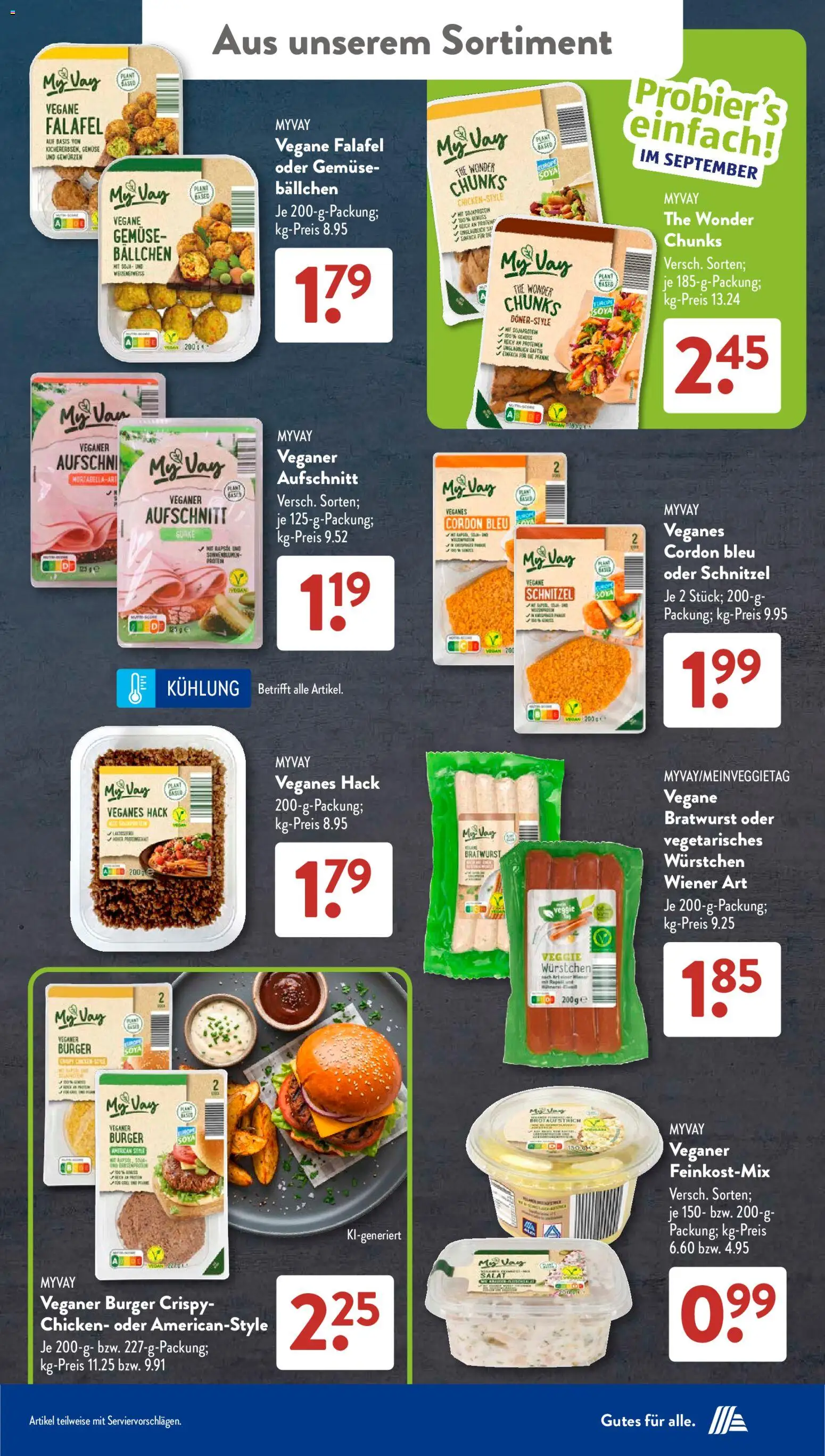 Vorschau von dem Prospekt des Geschäftes Aldi Süd, gültig ab dem 14.09.2026 - Erdnüsse, Barilla, Funny frisch, Ketchup, Iglo, Bresso